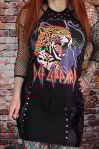 Image 2 of Def Leppard neck halter top Size M