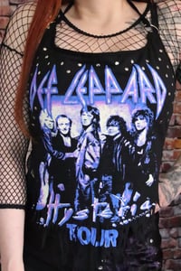 Image 1 of Def Leppard purple vintage top
