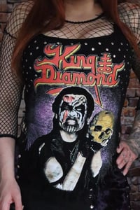 Image 1 of King Diamond skull halter top