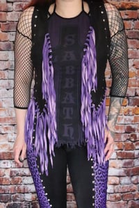 Image 3 of Black Sabbath fringed Vest