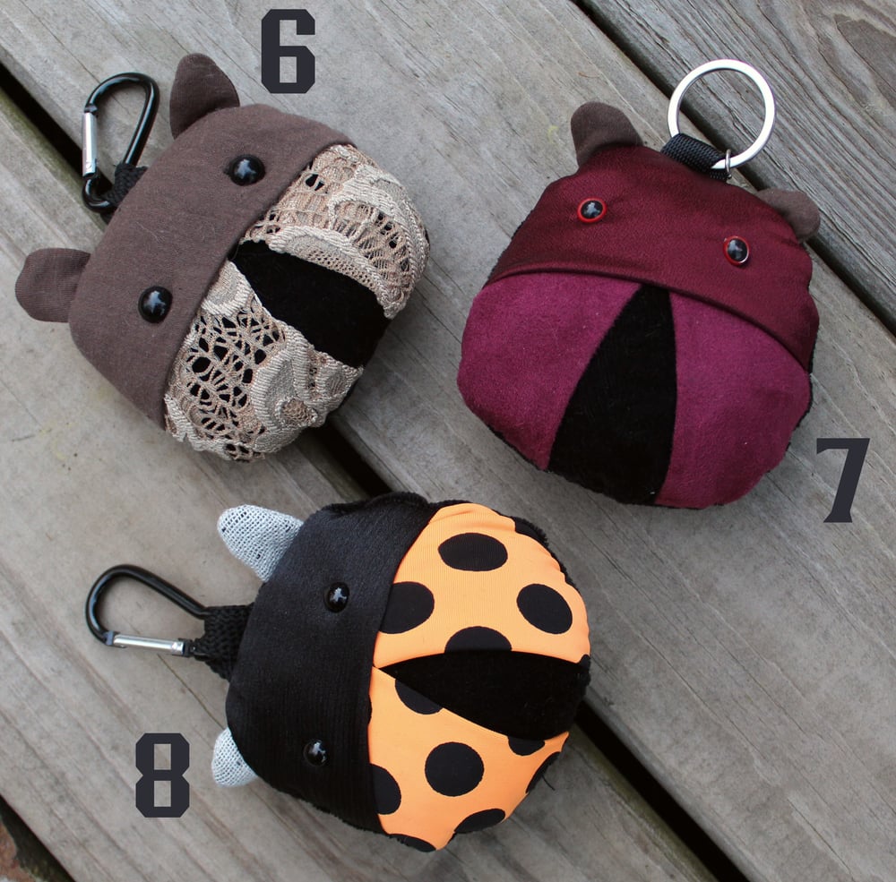 Image of BAG BUG Mini Beetle Plush Keychains