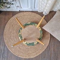 Image 4 of ANCIEN TABOURET FLEURI