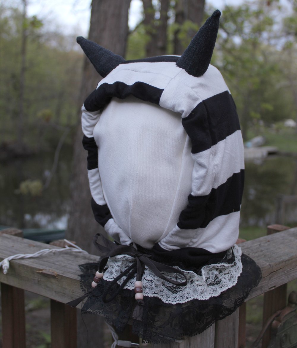 Image of Striped Devil Hood