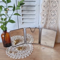 Image 1 of ANCIEN MIROIR TRYPTIQUE DE BARBIER