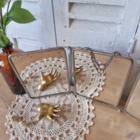Image 3 of ANCIEN MIROIR TRYPTIQUE DE BARBIER