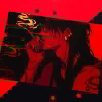 Image 2 of Marcin PRINT with red foil -  Get me out of here