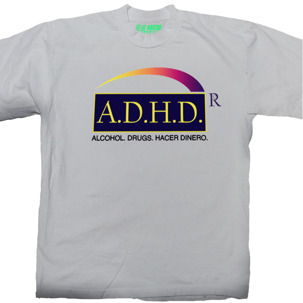 ADHD TEE - WHITE