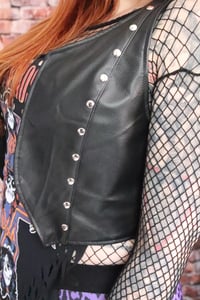 Image 4 of Metallica genuine leather vest