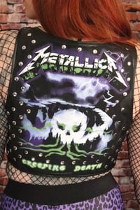 Image 1 of Metallica genuine leather vest