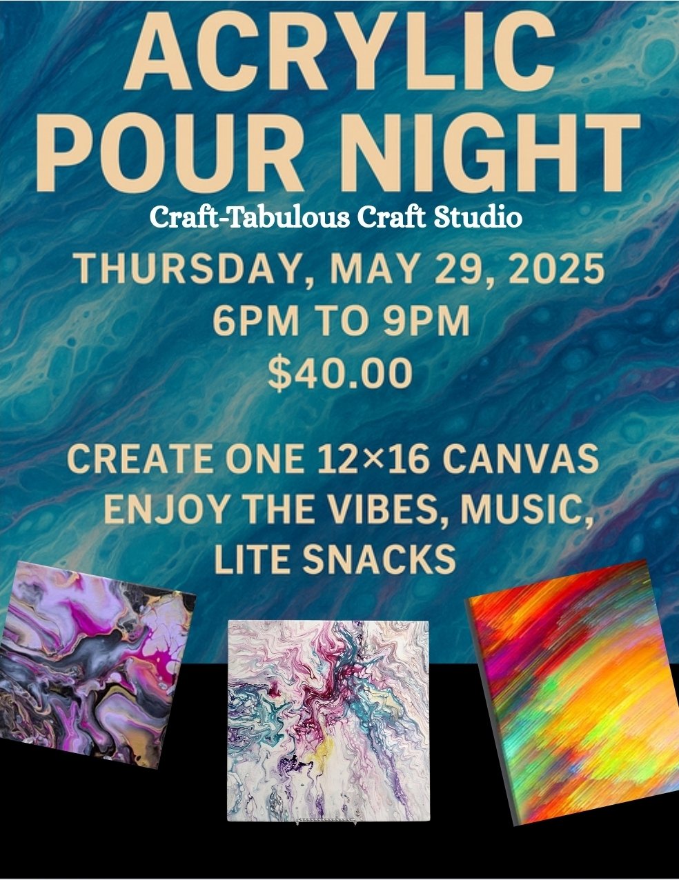Image of Acrylic Pour Night