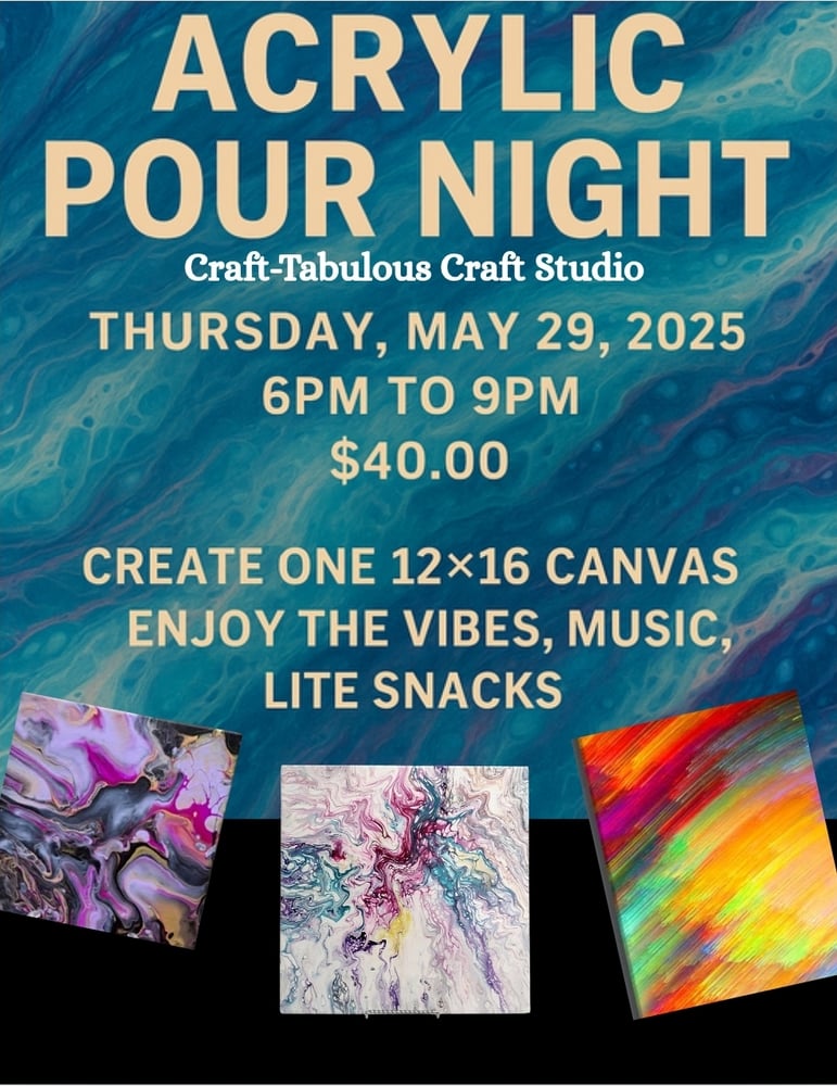 Image of Acrylic Pour Night 
