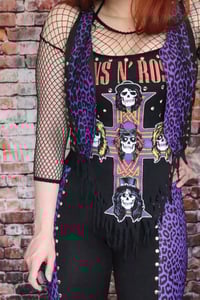 Image 1 of Guns N' Roses cross halter top