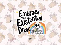 Embrace The Dread Sticker