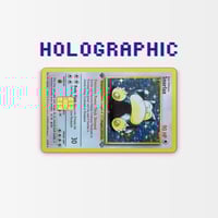 Image 1 of Snorlax Holographic Effect Credit Card Skin