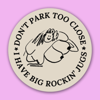 Image 1 of Big Rockin' Jugs Sticker