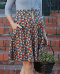 Image 1 of Carnaby Skirt in Squirrel