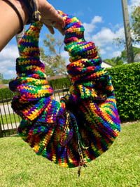 Crochet Scrunchie Bag 