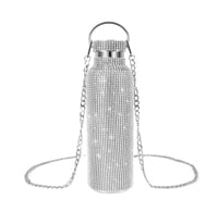 Image 1 of Aria Diamond Tumbler 12oz, 16oz, 25oz | Silver Diamond 
