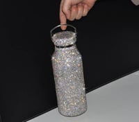 Image 7 of Aria Diamond Tumbler 12oz, 16oz, 25oz | Silver Diamond 