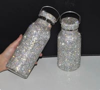 Image 6 of Aria Diamond Tumbler 12oz, 16oz, 25oz | Silver Diamond 