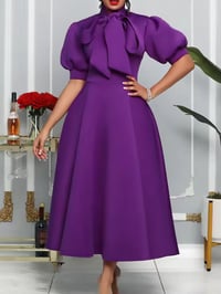 Image 1 of Bow-Tie Elegant Lux Dress