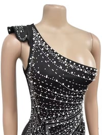Image 4 of Pearl Rhinestone Maxi Dress