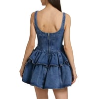 Image 2 of Denim Mini Vintage Dress 