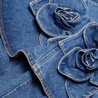Image 4 of Denim Mini Vintage Dress 