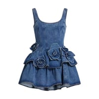 Image 6 of Denim Mini Vintage Dress 