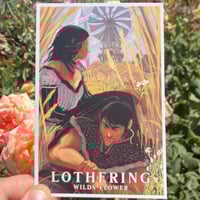 Image 1 of Hawke Twins Wilds Flower Postcard