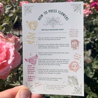 DAI Flower Pressing Instructions