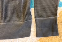 Image 5 of Japan Blue jeans Momotaro indigo dyed zipped cotton cardigan, size M