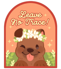 Image 2 of Mabari Leave No Trace Sticker