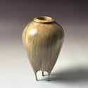 Birch Wood Vessel w/ Carved Legs