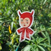 Devil Girl Sticker