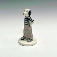 Image 2 of Actionless Figure: Dog with Striped Shirt