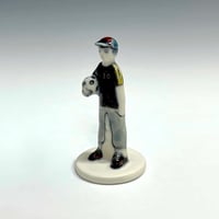 Image 5 of Action(less) Figure: Soccer Player with Black Shirt