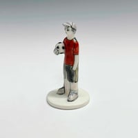 Image 2 of Action(less) Figure: Soccer Player with Red Shirt