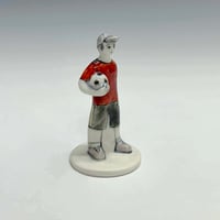 Image 5 of Action(less) Figure: Soccer Player with Red Shirt