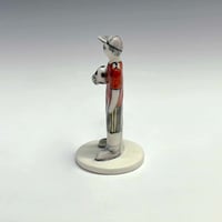 Image 3 of Action(less) Figure: Soccer Player with Red Shirt