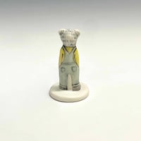 Image 4 of Mini - Action(less) Figure: Lil' Bear with Overalls