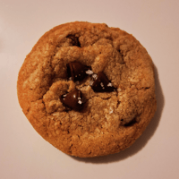 Image 1 of Homemade Brown Butter Chocolate Chip Cookies Standard Size Decadent Buttery Cookies with Sea Salt 