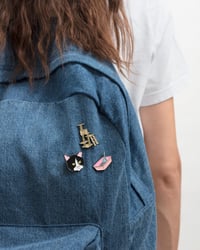 Image 1 of Tuxedo Cat Pin Set