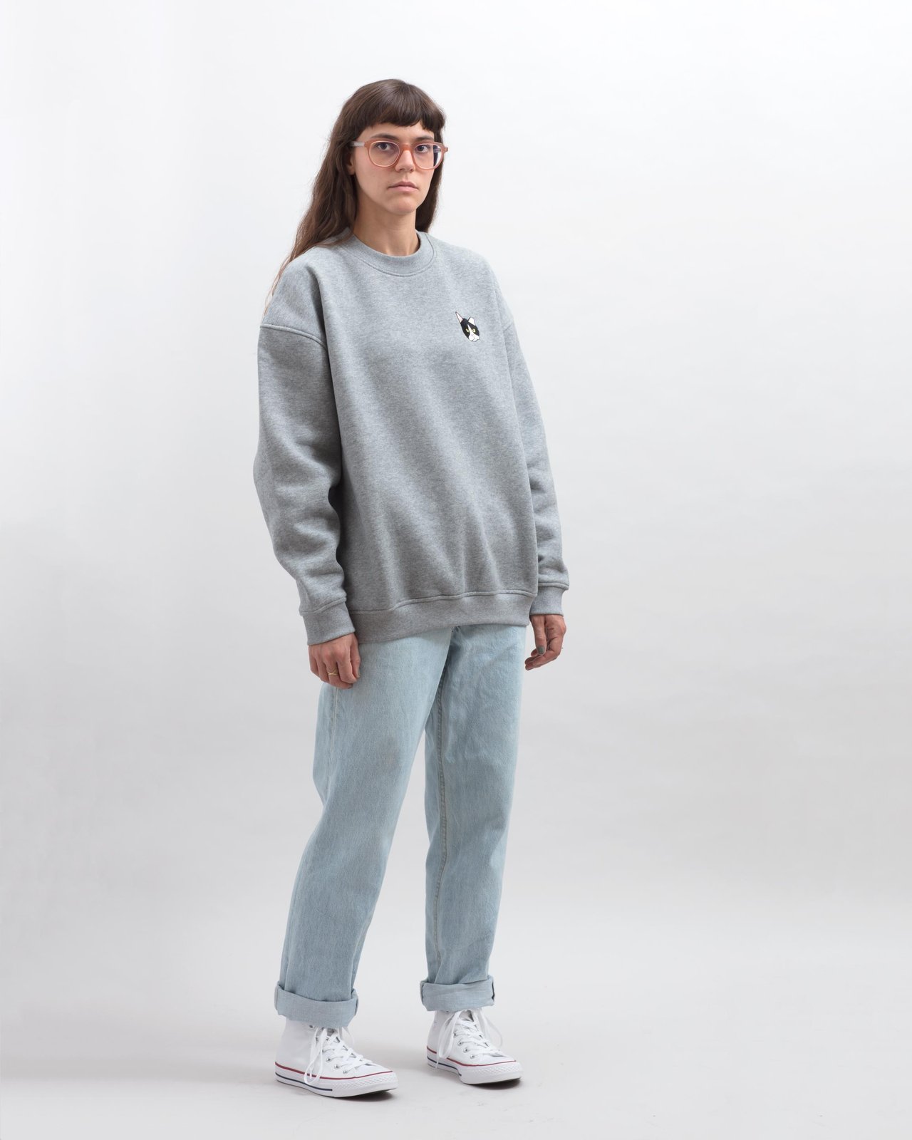 Tuxedo Cat Sweatshirt | Stray Cat Social Club