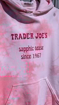 Image 2 of Trader Joe’s sapphic tease hoodie Large