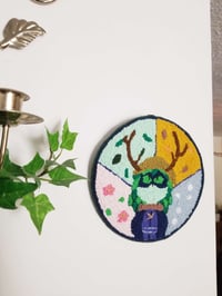 Image 1 of Seasonal Huntress Wizard Wall Hanging