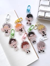 2" HAIKYUU ACRYLIC POCKET BUDDY CHARMS