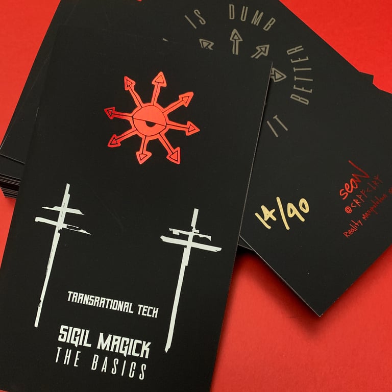 Sigil Magick the basics zine: Transrational Tech Vol.1