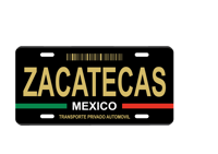 Image 2 of Mexico State License Plate Art Collection - 32 Mexican States with Color Options