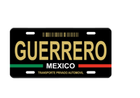 Image 22 of Mexico State License Plate Art Collection - 32 Mexican States with Color Options